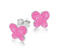 Kids Stud Earring Colorful Butterfly STE-309